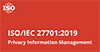 Logo of ISO IEC 27001 2019